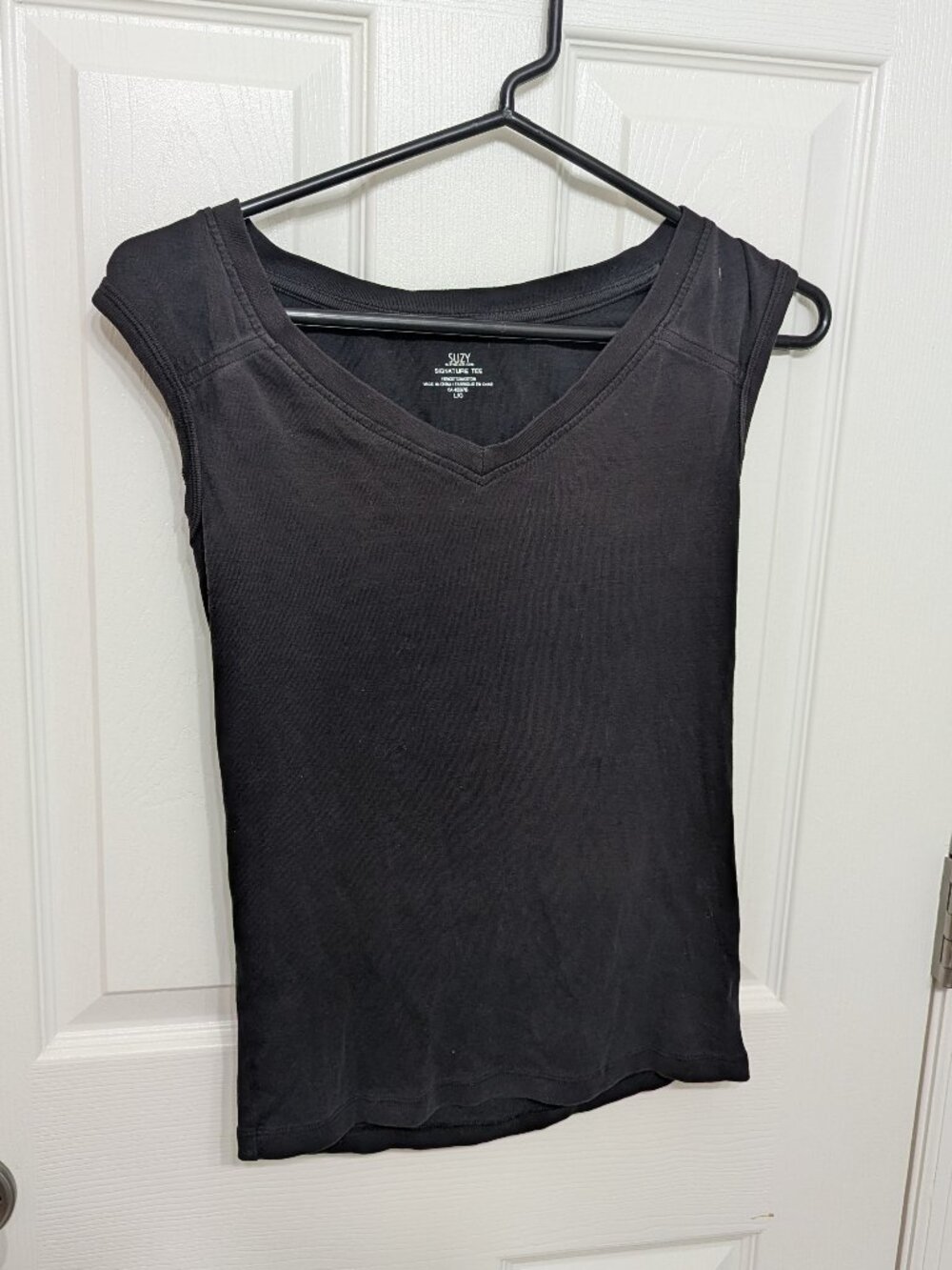 Black V Neck Shirt